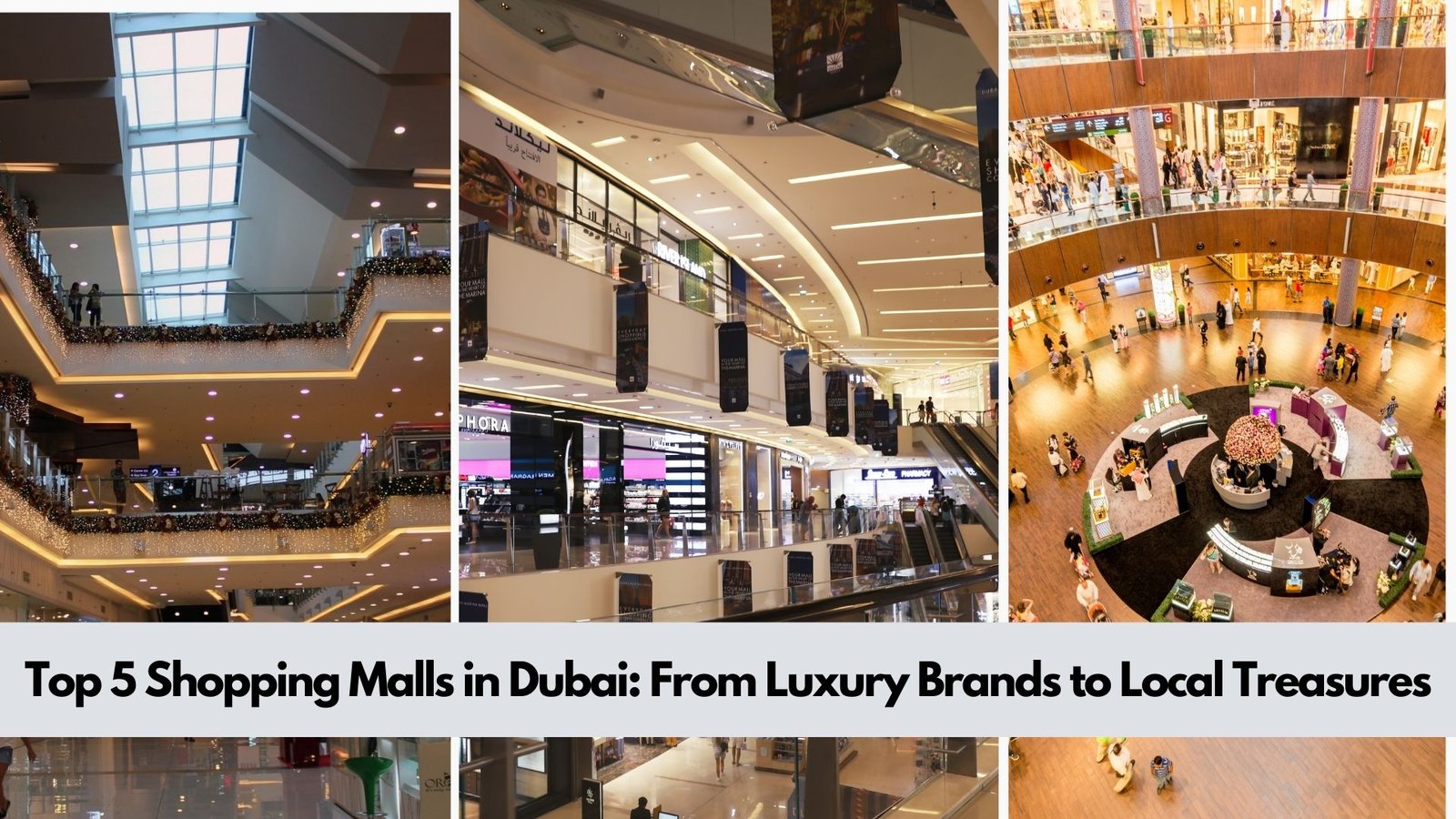 Top 5 Shopping Malls in Dubai