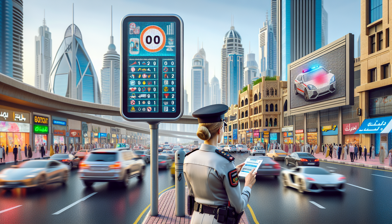 dubai police fines