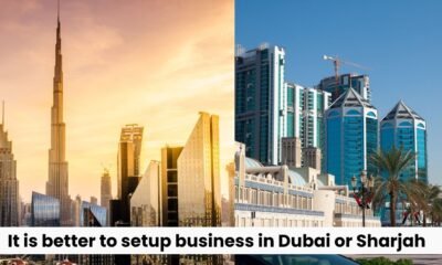 It is better to setup business in Dubai or Sharjah.